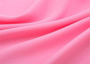 Pink Polyester Viscose Elastane Fabric, Durable Orange Polyester Lycra Fabric pemasok